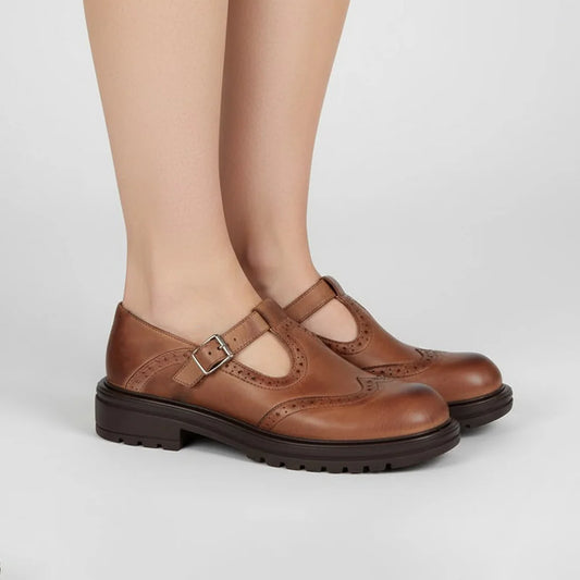Maja | Classic Mary Jane Leather Shoes