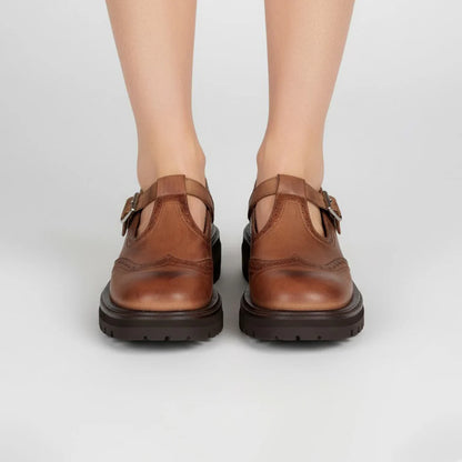 Maja | Classic Mary Jane Leather Shoes