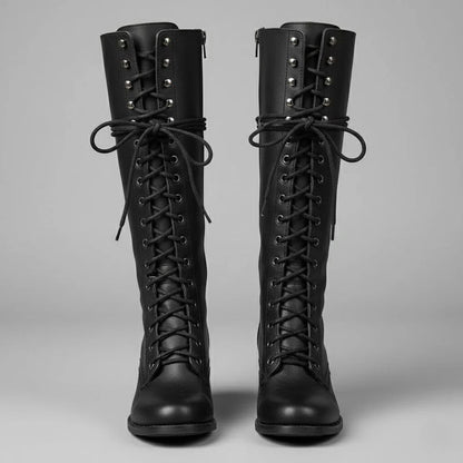 Isla | Women’s Knee-High Lace-Up Boots
