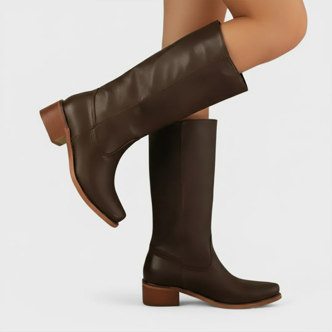 Elara | Women’s Knee-High Leather Boots