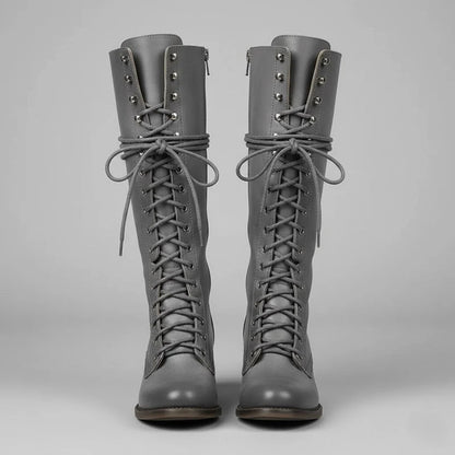 Isla | Women’s Knee-High Lace-Up Boots
