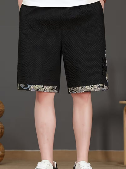 Men's Shorts with Contrasting Panels