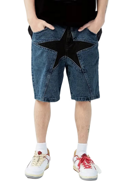 Men's Star-Patterned Shorts-Shorts for Men-Calyray