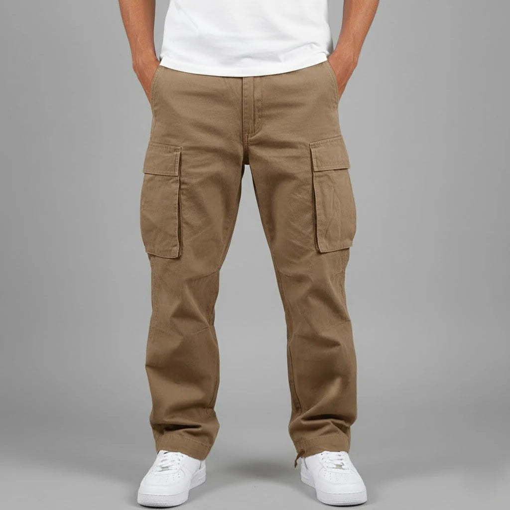 Noah | Men’s Relaxed Cargo Pants with Side Pockets