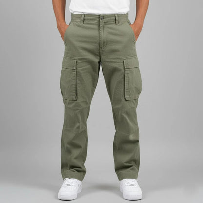Noah | Men’s Relaxed Cargo Pants with Side Pockets