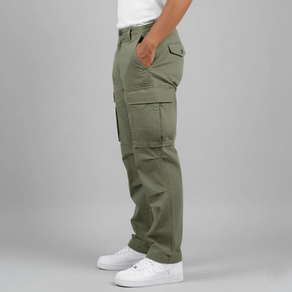 Noah | Men’s Relaxed Cargo Pants with Side Pockets