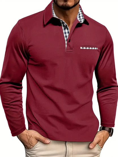Lars | Men’s Long-Sleeve Polo Shirt