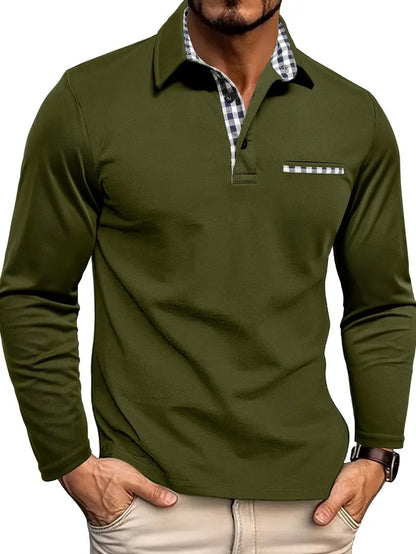 Lars | Men’s Long-Sleeve Polo Shirt