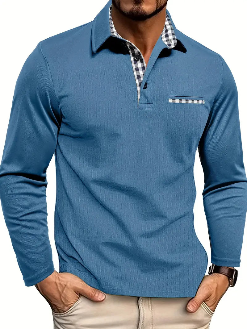 Lars | Men’s Long-Sleeve Polo Shirt